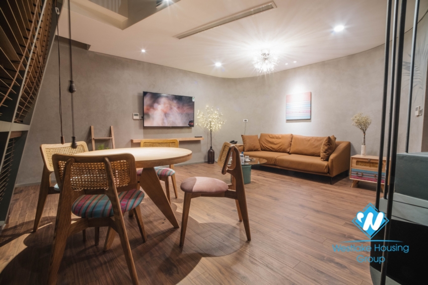  Special penthouse apartment for rent in Hoan Kiem District.