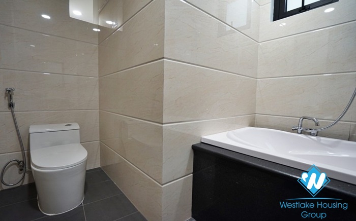 A bright 2 bedrooms apartment with big balcony in Truc Bach, Ba Dinh, Hanoi for rent