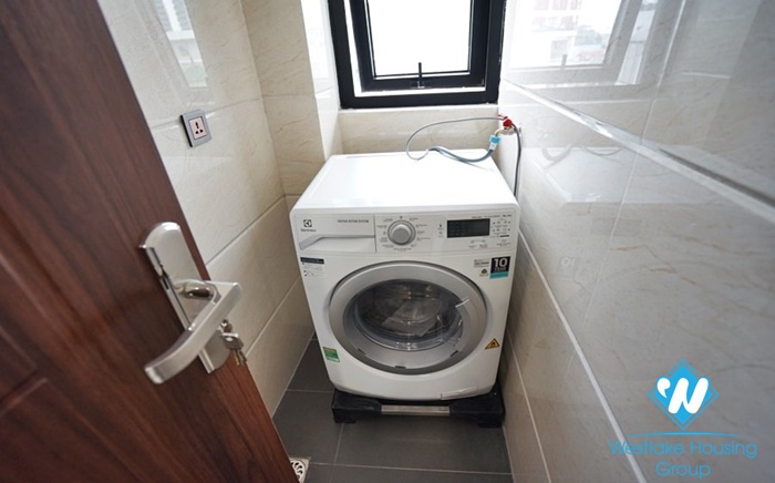 A bright 2 bedrooms apartment with big balcony in Truc Bach, Ba Dinh, Hanoi for rent