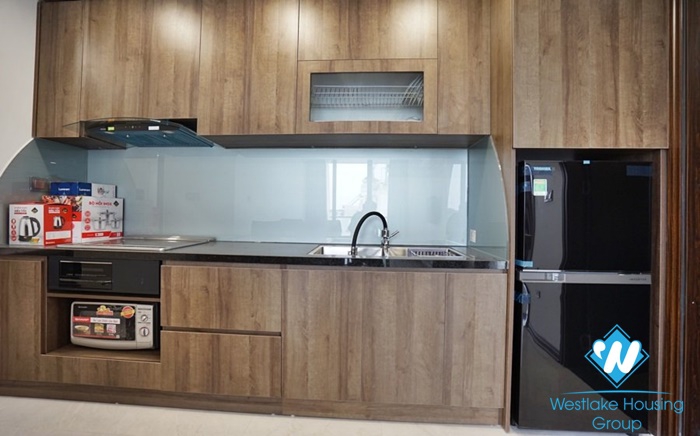 A bright 2 bedrooms apartment with big balcony in Truc Bach, Ba Dinh, Hanoi for rent