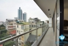A bright 2 bedrooms apartment with big balcony in Truc Bach, Ba Dinh, Hanoi for rent