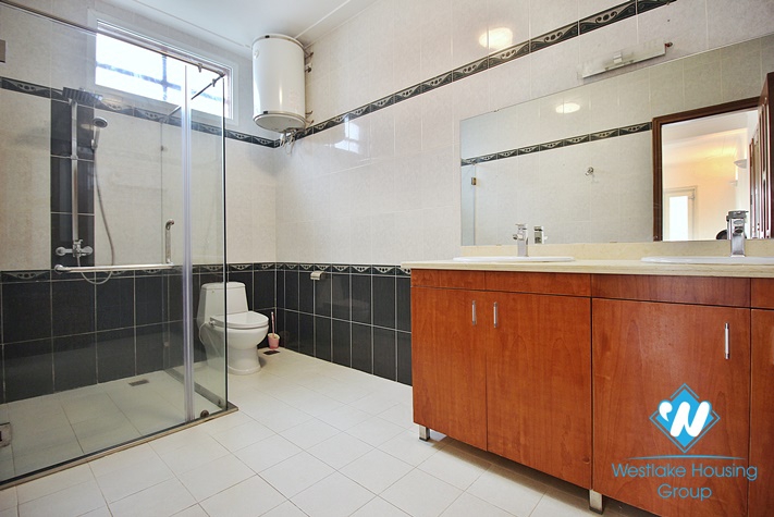 French colonial house with swimming pool for rent in Westlake area, Hanoi