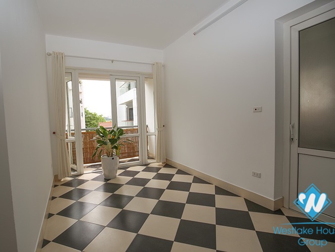 Gorgeous house with front yard and top terrace and lake view for rent in Tay Ho, Hanoi