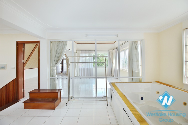Modern house with swimming pool for lease in To Ngoc Van street, Tay Ho, Hanoi