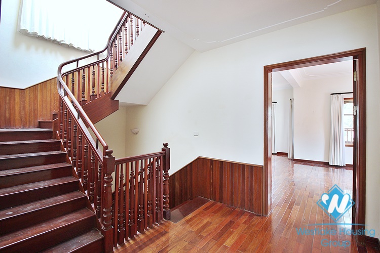 Modern house with swimming pool for lease in To Ngoc Van street, Tay Ho, Hanoi