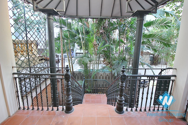 Modern house with swimming pool for lease in To Ngoc Van street, Tay Ho, Hanoi