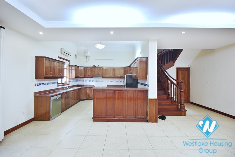 Modern house with swimming pool for lease in To Ngoc Van street, Tay Ho, Hanoi