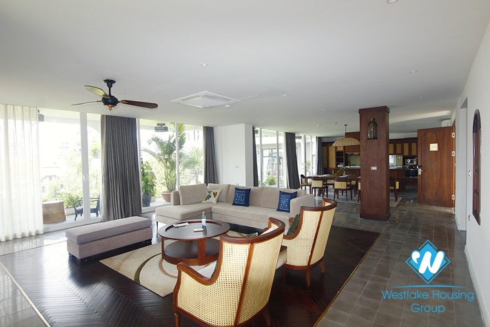 Large and high quality apartment with 4 bedrooms for rent in To Ngoc Van st, Tay Ho District 