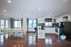 High quality apartment with 3 bedrooms, nice lake view for rent  in Quang An street, Westlake area