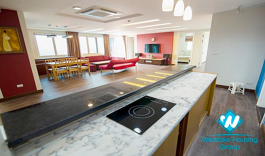 Spacious five bedrooms apartment for rent in E building, Ciputra