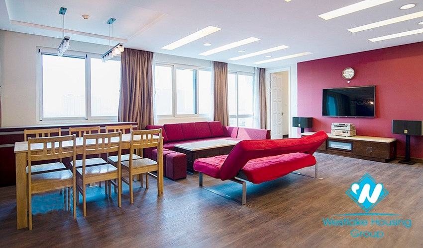 Spacious five bedrooms apartment for rent in E building, Ciputra
