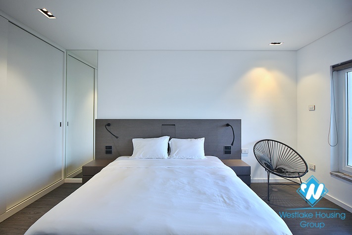 Morden style apartment with 4 bedrooms for rent on Au Co st, Tay Ho District 