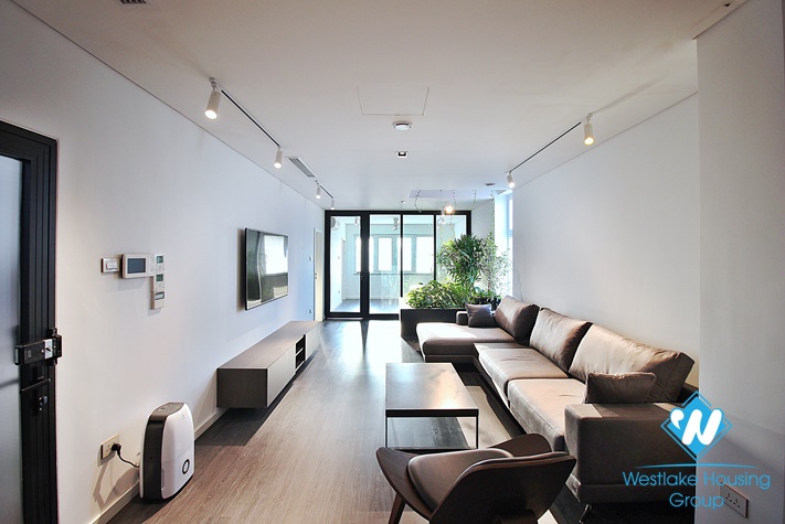 Morden style apartment with 4 bedrooms for rent on Au Co st, Tay Ho District 