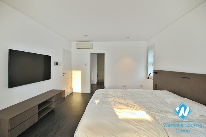 Morden style apartment with 4 bedrooms for rent on Au Co st, Tay Ho District 