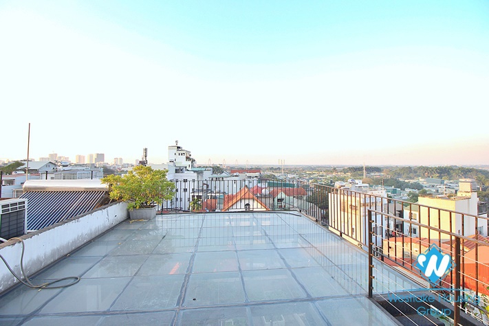 Morden style apartment with 4 bedrooms for rent on Au Co st, Tay Ho District 