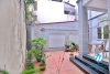 Unfurnished house with front yard for rent in To Ngoc Van street, Tay Ho