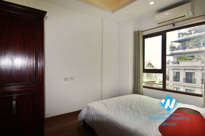 Super spacious, newly renovated lake view apartment for rent in Truc Bach, Ba Dinh