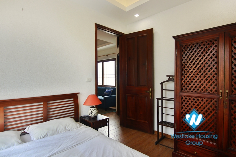 Super spacious, newly renovated lake view apartment for rent in Truc Bach, Ba Dinh