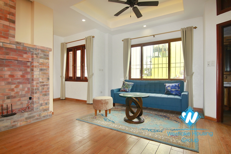 Super spacious, newly renovated lake view apartment for rent in Truc Bach, Ba Dinh