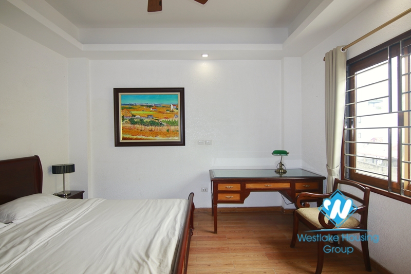 Super spacious, newly renovated lake view apartment for rent in Truc Bach, Ba Dinh