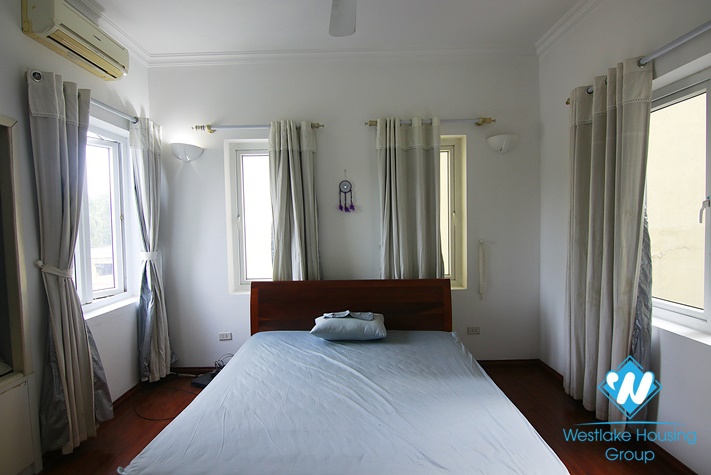 Old style apartment with 2 bedrooms for rent on Tu Hoa st, Tay Ho District