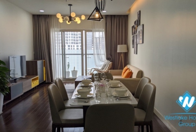A lavish 3 bedroom apartment for rent in Lancaster Building, Ba Dinh