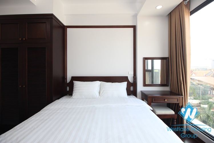 A newly 2 bedrooms apartment for rent in To Ngoc Van st, Tay Ho