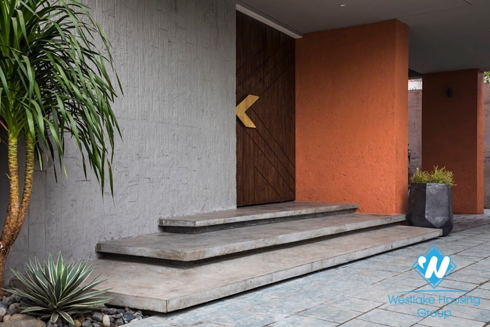 Modern house with nice swimming pool for rent in Long Bien area 
