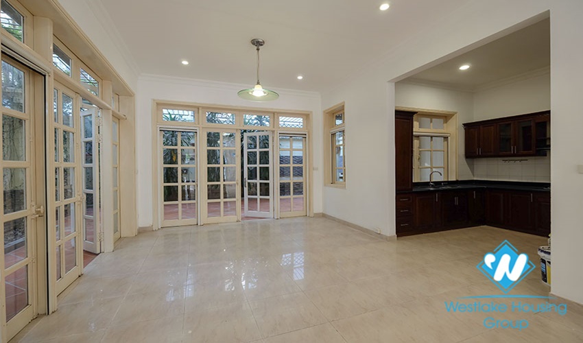 Bright house with 4 bedrooms for rent in C Block, Ciputra, Tay Ho