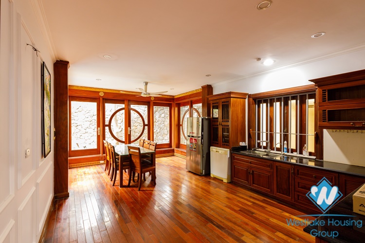 A Nice House with Feng Shui garden for rent in Au Co, Tay Ho