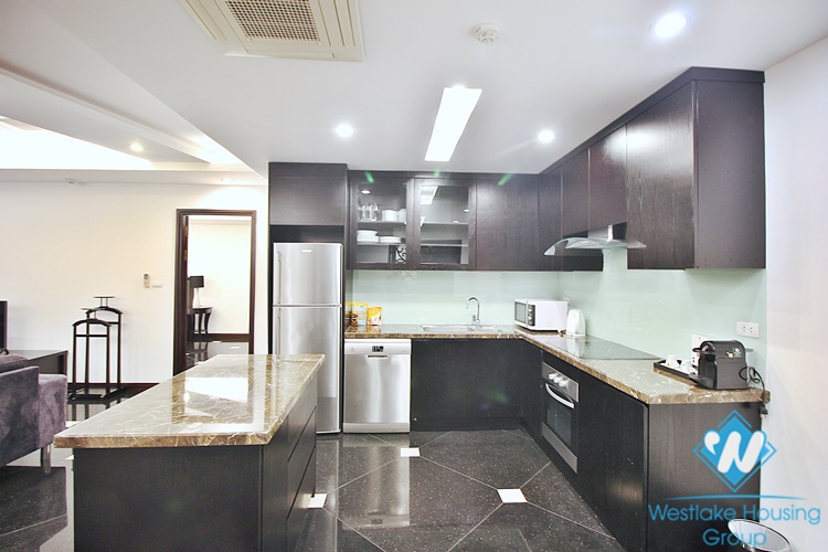 Luxurious 3 beds apartment for rent in Dang Thai Mai street, Tay Ho