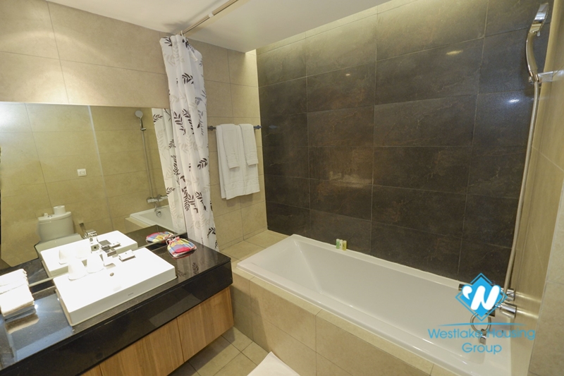 Three bedroom serviced apartment for rent in Lancaster Nui Truc.