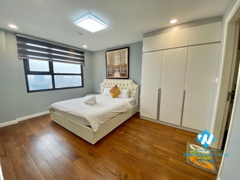 Nice furnished three bedroom apartment for rent in Vinhome Dcapitale.