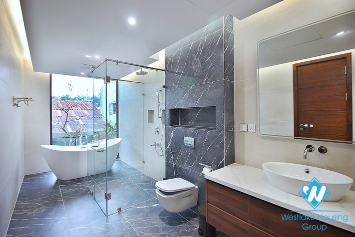 Huge and modern house with big terrace for rent in Tay Ho District 