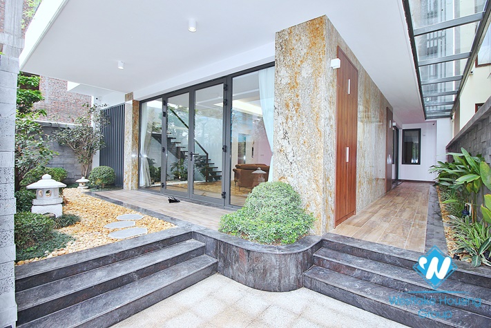 Huge and modern house with big terrace for rent in Tay Ho District 