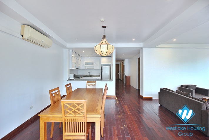 Lake view 03 bedrooms apartment with big balcony for leasing  in Tay Ho area