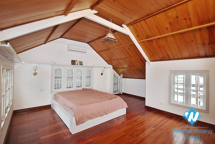 Renovated house with nice design for rent in Tay Ho district, Hanoi