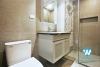 A bright 02 bedrooms apartment with lake view in Tay Ho, Ha Noi for rent
