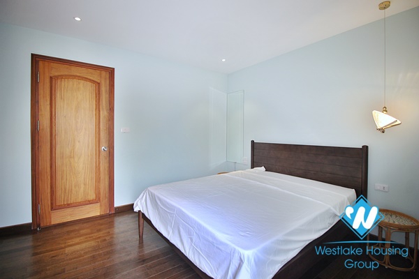 A bright 02 bedrooms apartment with lake view in Tay Ho, Ha Noi for rent