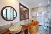 Brand new and lake view 4 beds duplex apartment for rent in Tay Ho area