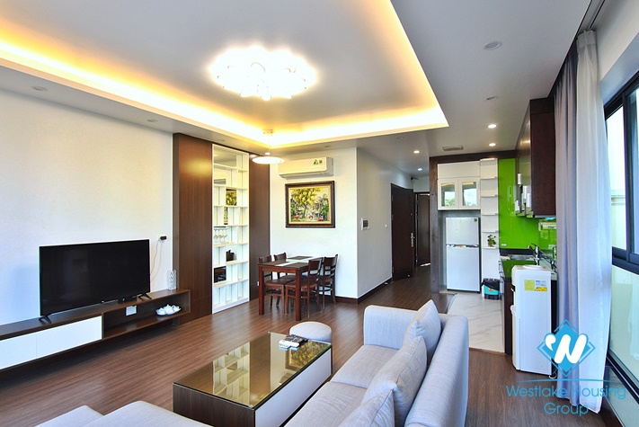 Bright one bedroom for rent in alley 111 Xuan Dieu st, Tay Ho District