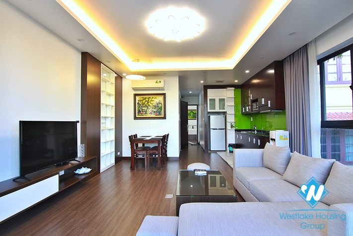Bright one bedroom for rent in alley 111 Xuan Dieu st, Tay Ho District