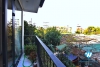 Bright one bedroom for rent in alley 111 Xuan Dieu st, Tay Ho District