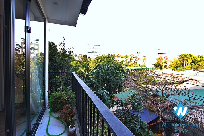 Bright one bedroom for rent in alley 111 Xuan Dieu st, Tay Ho District