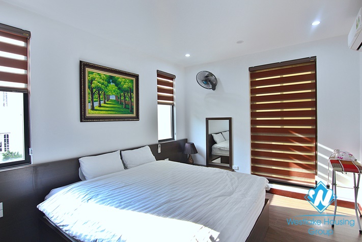 Bright one bedroom for rent in alley 111 Xuan Dieu st, Tay Ho District