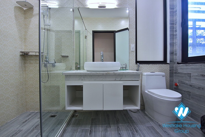 Bright one bedroom for rent in alley 111 Xuan Dieu st, Tay Ho District