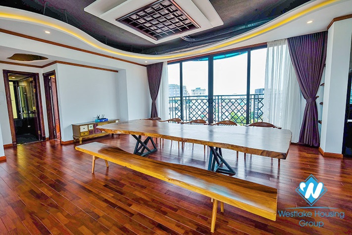 Luxury penthouse apartment for rent in To Ngoc Van st, Tay Ho District 