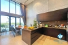 A brand new duplex in An Duong Vuong with river view for rent 