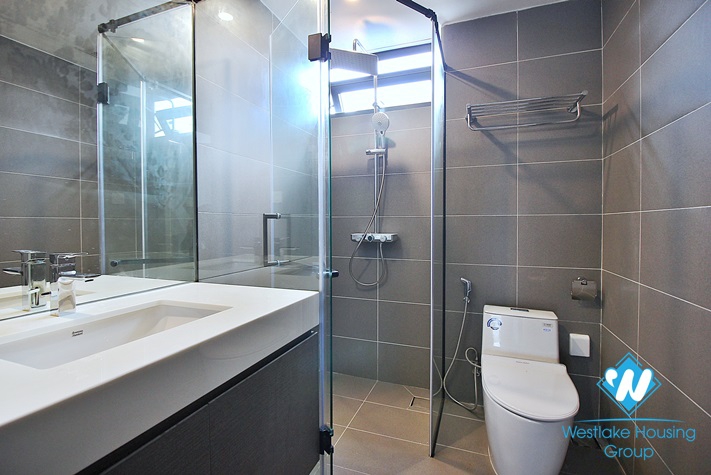 Brand new and lake view 3 beds apartment for rent in Tay Ho area