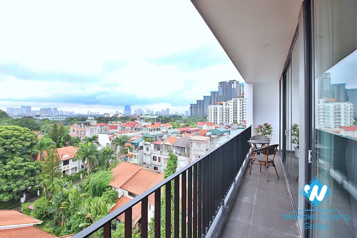 Brand new and lake view 3 beds apartment for rent in Tay Ho area